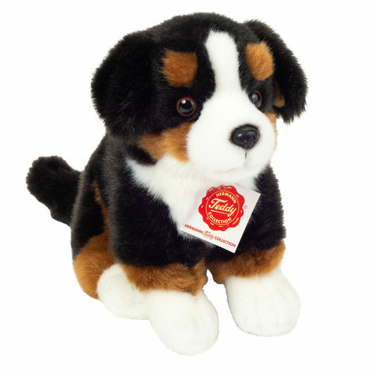 Teddy Hermann Bernese Mountain Dog sitting, cuddly toy, stuffed toy, plush toy, dog, plush, 21 cm, 919728