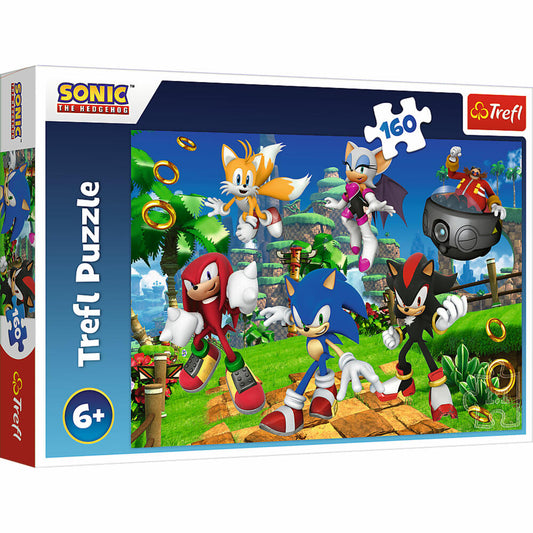 Trefl Puzzle Sonic, children's puzzle, 160 pieces, 41 x 27.5 cm, 15421