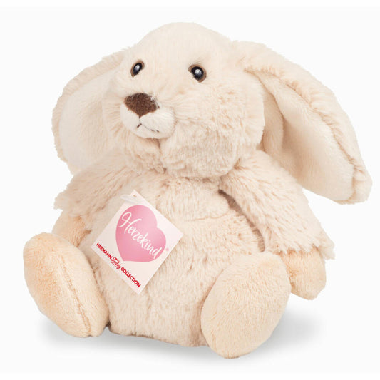 Teddy Hermann Bunny Polli, cuddly toy, stuffed toy, plush toy, rabbit, plush, beige, 15 cm, 938552