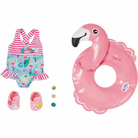 Zapf Creation BABY born Holiday Schwimmspaß Set, Badeanzug, Puppenkleidung, Puppen Kleidung, 43 cm, 831731