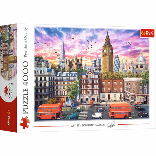 Trefl Puzzle Walk through London, 4000 pieces, 136 x 96 cm, 45010