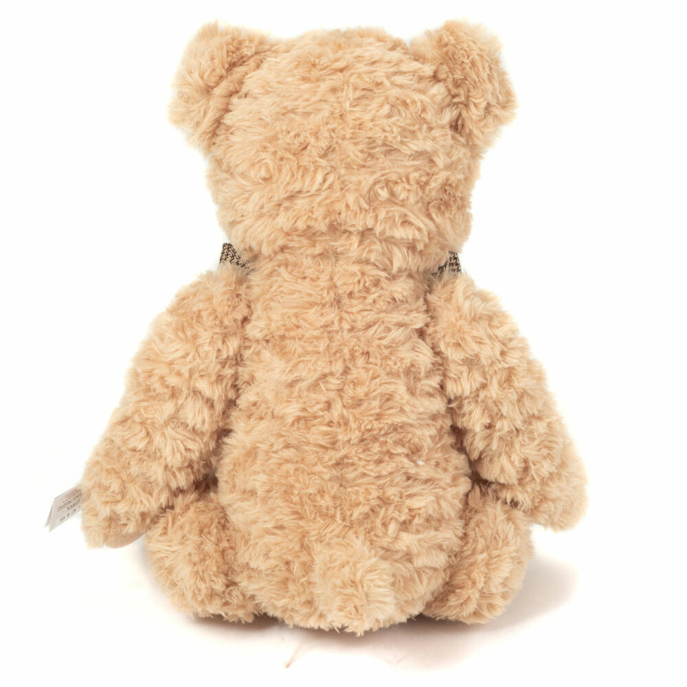 Teddy Hermann Teddy with growling voice, cuddly toy, stuffed toy, plush toy, teddy bear, plush, beige, 32 cm, 913191
