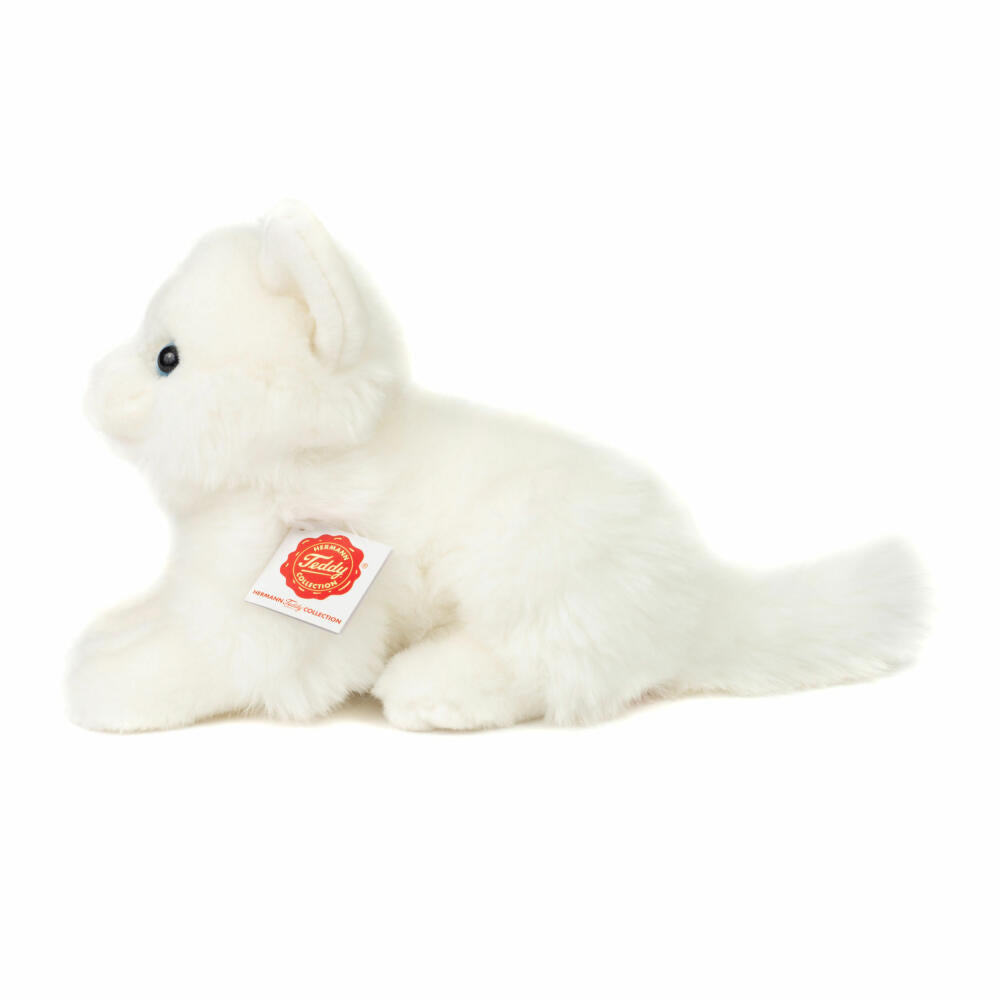 Teddy Hermann Katze Britisch Kurzhaar, Kuscheltier, Stofftier, Plüschtier, Katzen, Plüsch, Weiß, 20 cm, 906964