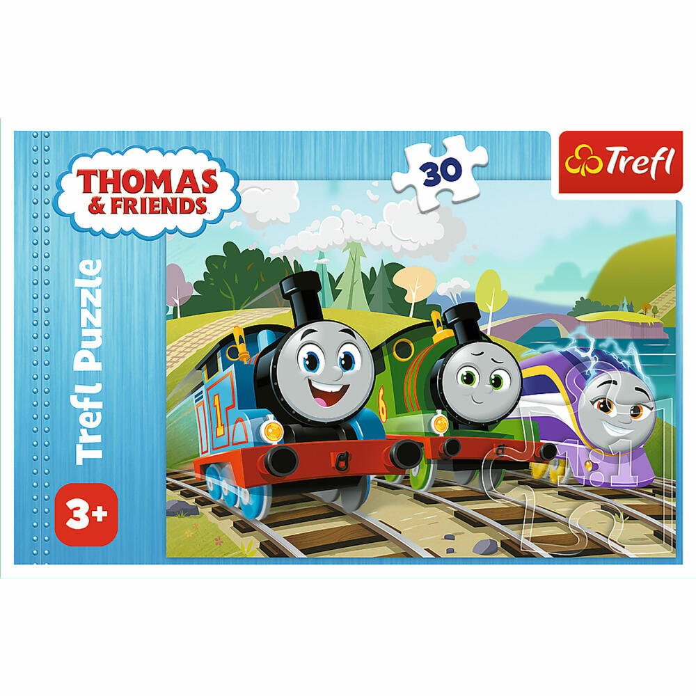 Trefl Puzzle Thomas the Tank Engine, children's puzzle, 30 pieces, 27 x 20 cm, 18294
