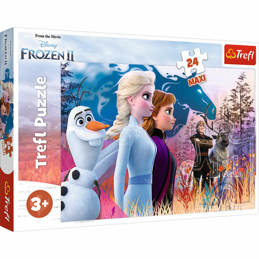 Trefl Maxi Puzzle Disney Frozen 2, children's puzzle, 24 pieces, 60 x 40 cm, 14298