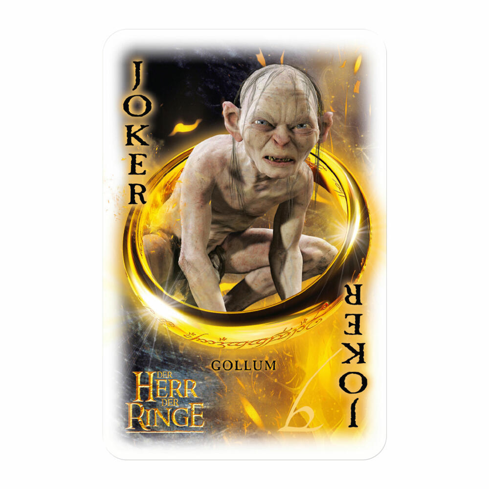 Winning Moves No1 Spielkarten Der Herr der Ringe, Kartenspiel, Spiel Karten, Französisches Blatt, 46561