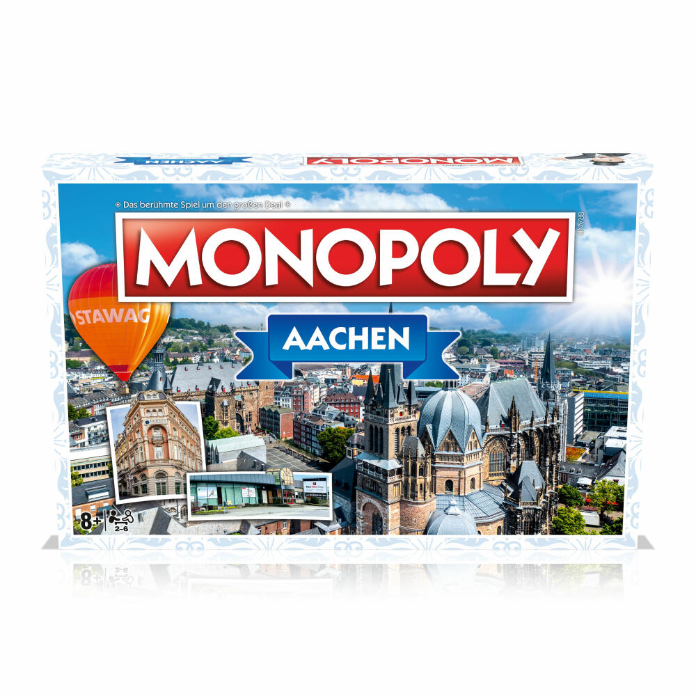 Winning Moves Monopoly - Aachen, board game, family game, parlor game, ages 8 and up, WM04222-GER-6