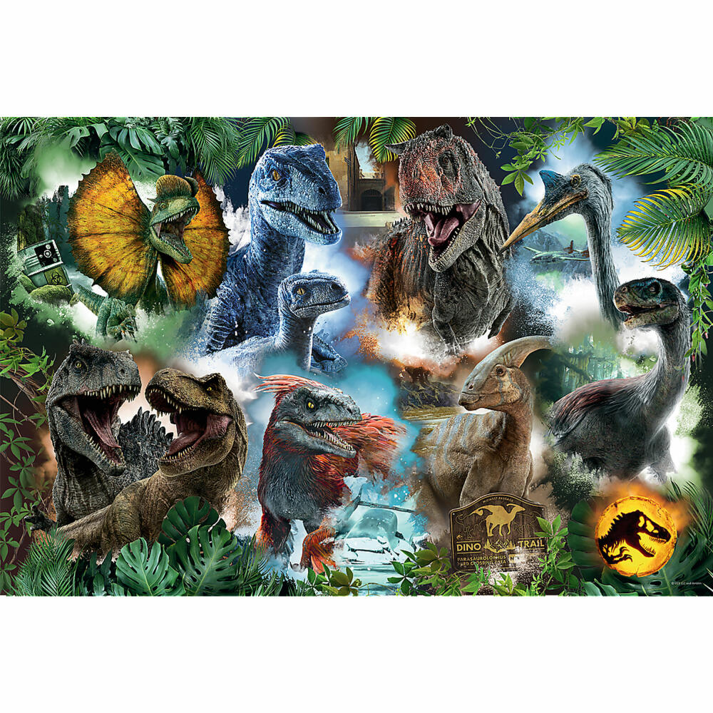 Trefl Puzzle Jurassic World, Kinderpuzzle, 300 Teile, 60 x 40 cm, 23013