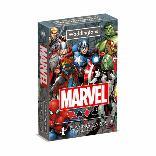 Winning Moves No1 Spielkarten Marvel Universe, Kartenspiel, Skatspiel, Spiel Karten, Französisches Blatt, 30638