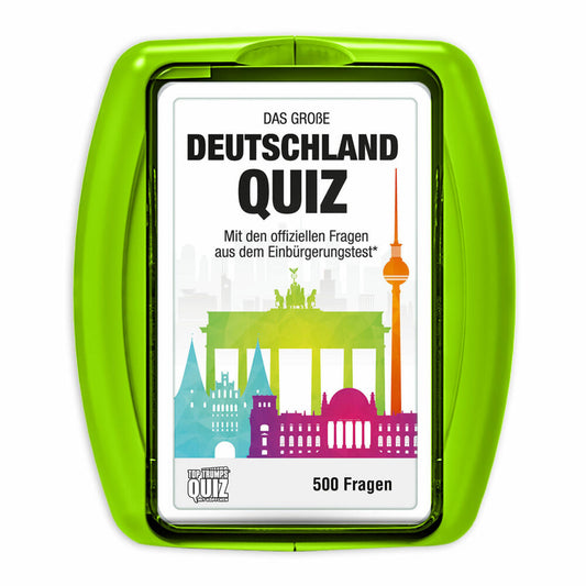 Winning Moves Quiz - Germany Quiz, Quiz Game, Knowledge Game, Family Game, Ages 6 and Up, WM04281-GER-6