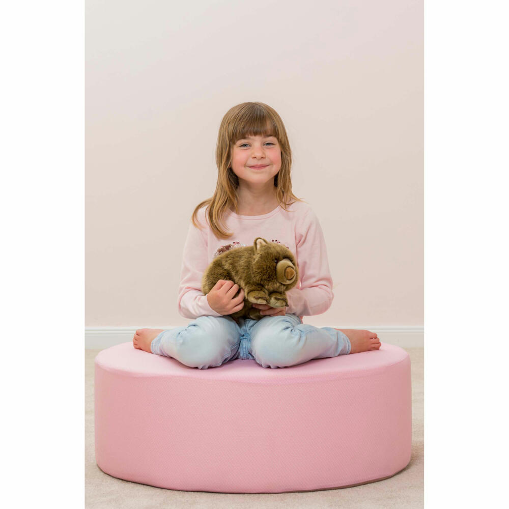 Teddy Hermann Wombat, cuddly toy, stuffed toy, plush toy, wild animal, special edition Teddy-Hermann explains, plush, brown, 26 cm, 91426