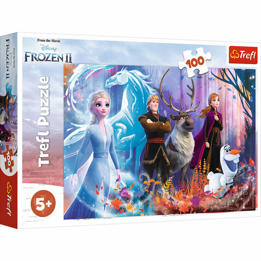 Trefl Puzzle Disney Frozen, children's puzzle, 100 pieces, 41 x 27.5 cm, 16366