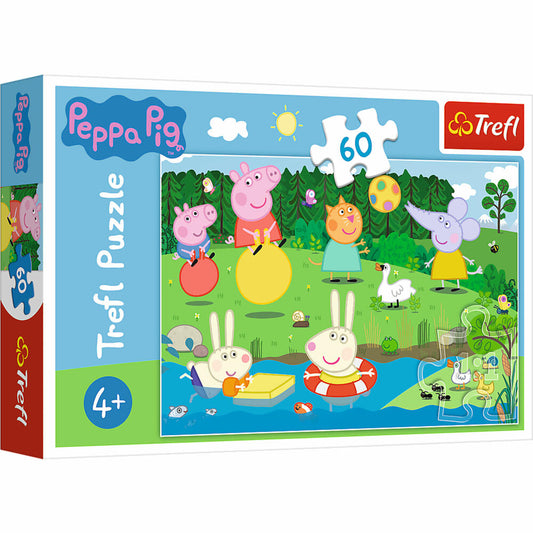 Trefl Puzzle Peppa Pig, children's puzzle, Peppa Pig, 60 pieces, 33 x 22 cm, 17326