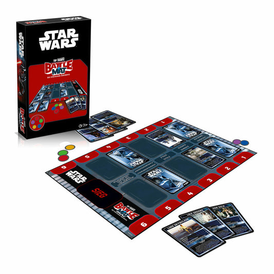 Winning Moves Battle Mat Star Wars, Top Trumps, Card Game, Family Game, Ages 8 and Up, WM02980-GER-6