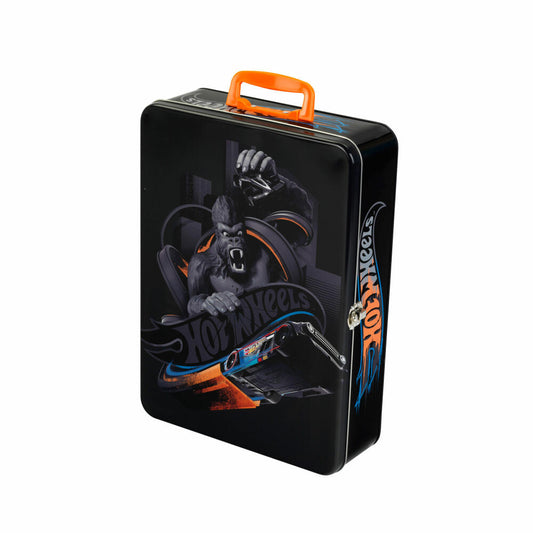 Theo Klein Hot Wheels Sammelkoffer für 50 Autos, Auto Aufbewahrung, Spielzeug Koffer, Kinder, 2881