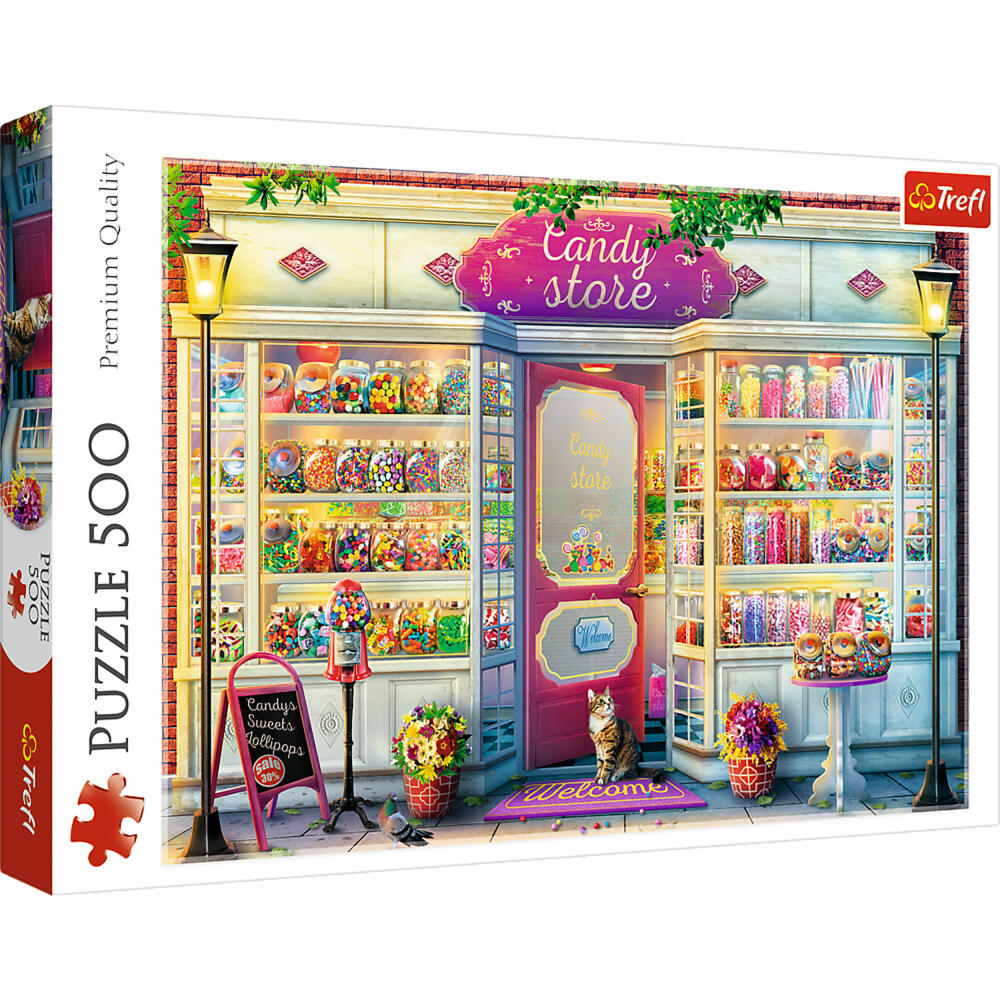 Trefl Puzzle Candy Store, sweets, 500 pieces, 48 ​​x 34 cm, 37407