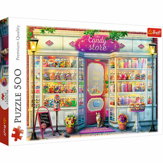 Trefl Puzzle Candy Store, sweets, 500 pieces, 48 ​​x 34 cm, 37407