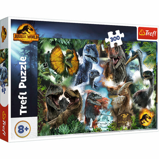 Trefl Puzzle Jurassic World, Kinderpuzzle, 300 Teile, 60 x 40 cm, 23013