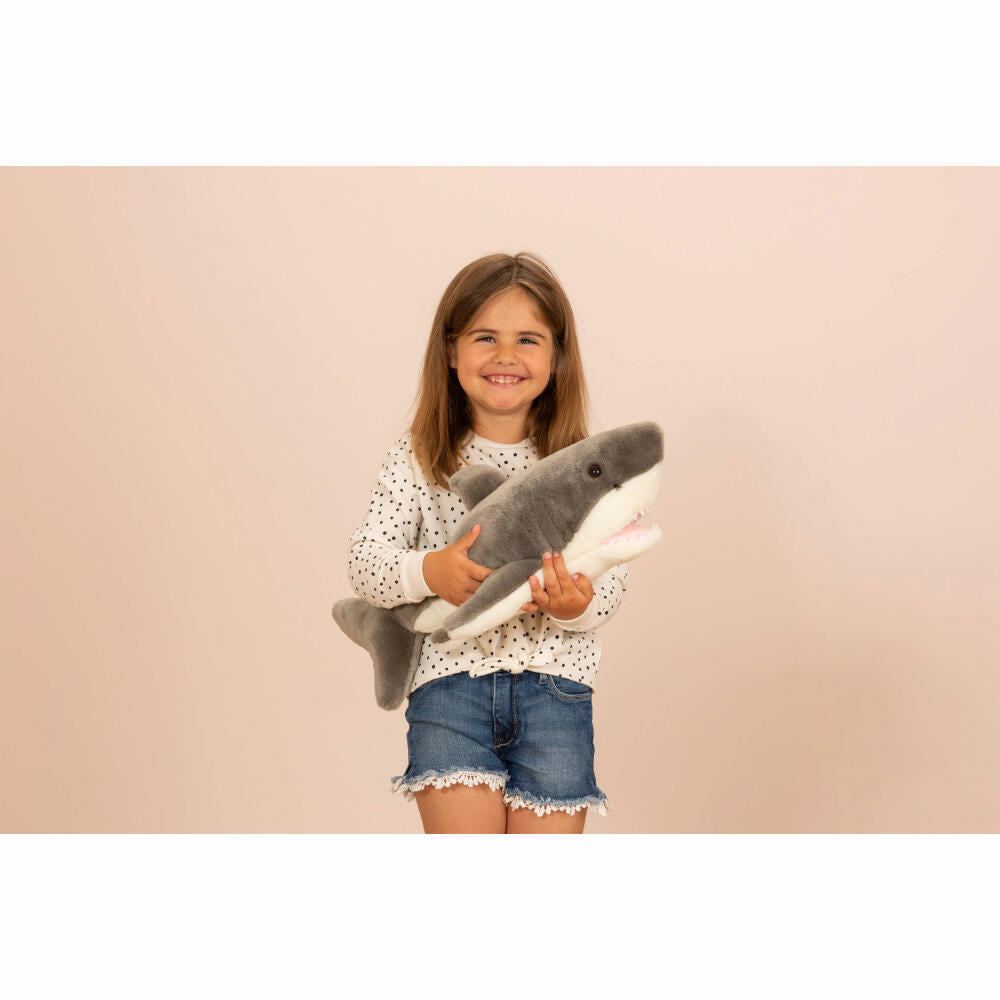 Teddy Hermann Hai, Kuscheltier, Stofftier, Plüschtier, Meerestier, Plüsch, 50 cm, 901549