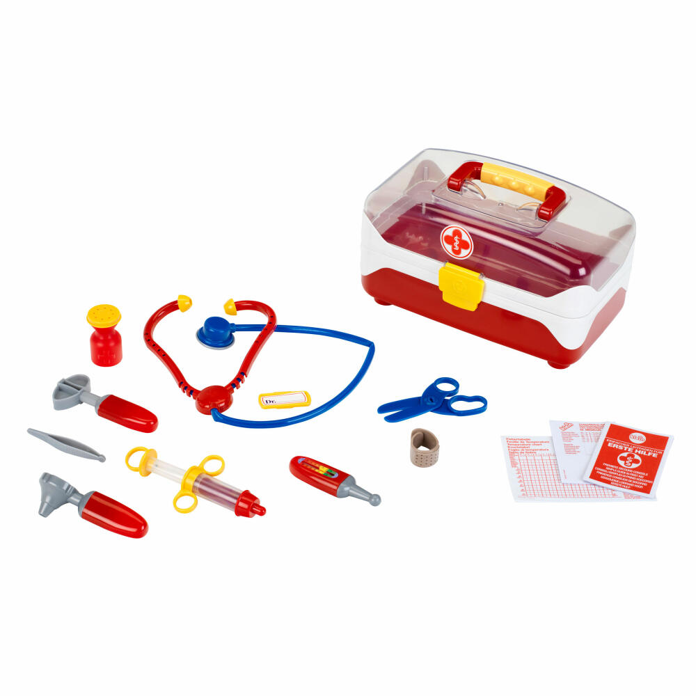 Theo Klein Arztkoffer Groß, Arzt Koffer, Spielzeugkoffer, Kinderspielzeug, Kinder Spielzeug, 4685