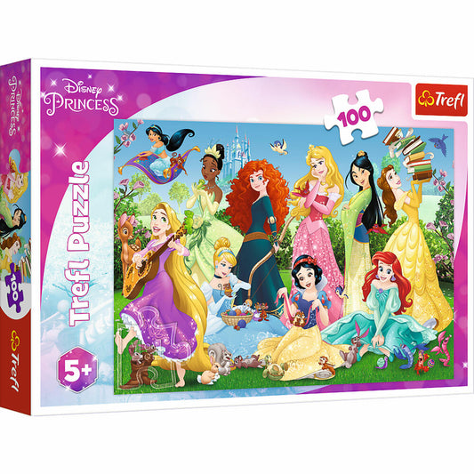 Trefl Puzzle Disney Princess, children's puzzle, 100 pieces, 41 x 27.5 cm, 16417