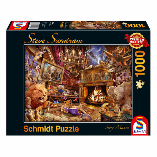 Schmidt Spiele Puzzle Story Mania, Steve Sundram, adult puzzle, 1000 pieces, 59661