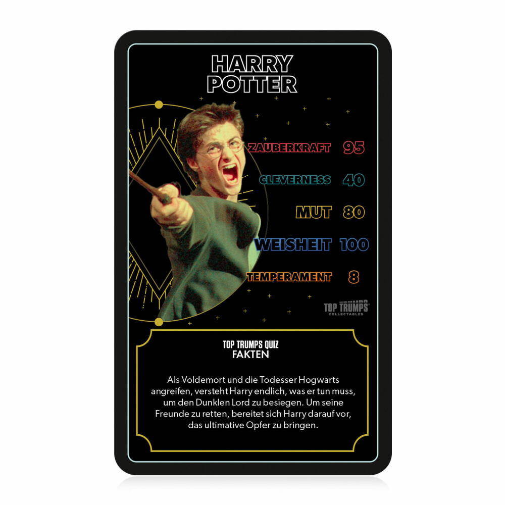 Winning Moves Top Trumps Harry Potter Hogwarts Collectables, Kartenspiel, Trumpfspiel, Quartett, Karten Spiel, WM03495-GER-6