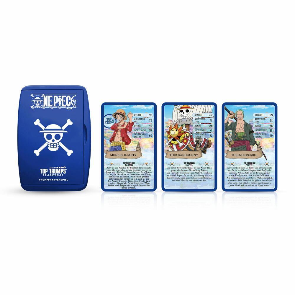 Winning Moves Top Trumps One Piece Collectables, Kartenspiel, Trumpfspiel, Quartett, Karten Spiel, WM03645-GER-6