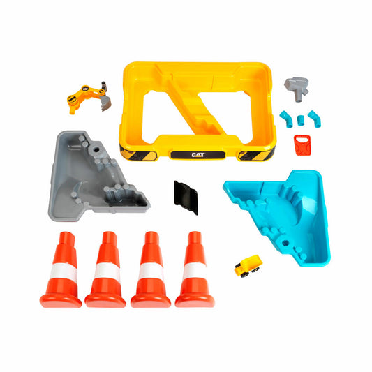 Theo Klein Cat Sand- und Wasser Spieltisch, Sandtisch, Wasserspieltisch, Sandspielzeug, Kinder, 3237