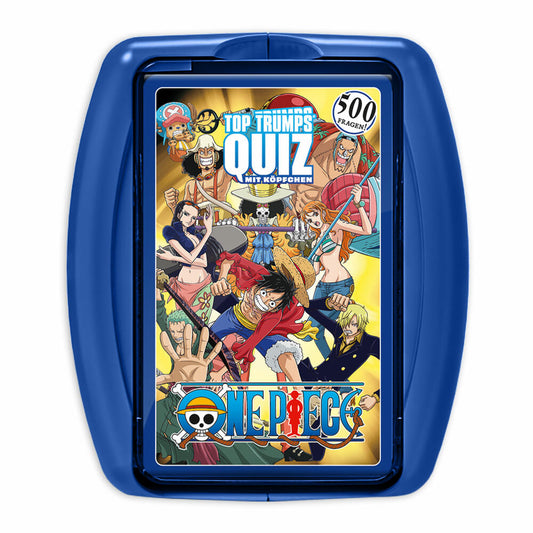 Winning Moves Quiz - One Piece, quiz game, knowledge game, family game, ages 8 and up, 64015