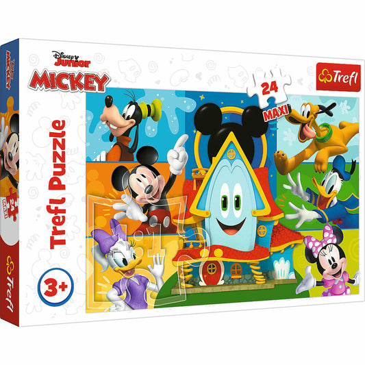 Trefl Maxi Puzzle Mickey Mouse Funhouse, Disney, 24 pieces, 60 x 40 cm, 14351