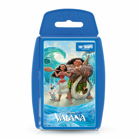 Winning Moves Top Trumps Vaiana, trump game, card game, family game, ages 6 and up, WM03838-GER-12