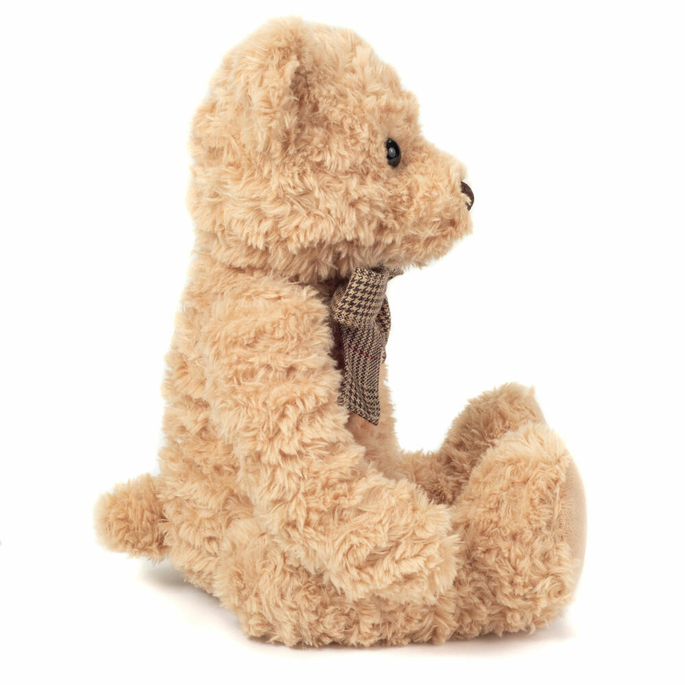 Teddy Hermann Teddy with growling voice, cuddly toy, stuffed toy, plush toy, teddy bear, plush, beige, 32 cm, 913191
