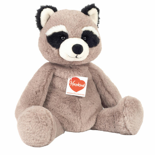Teddy Hermann Waschbär Waldo, Kuscheltier, Stofftier, Plüschtier, Waldtier, Plüsch, 32 cm, 939405