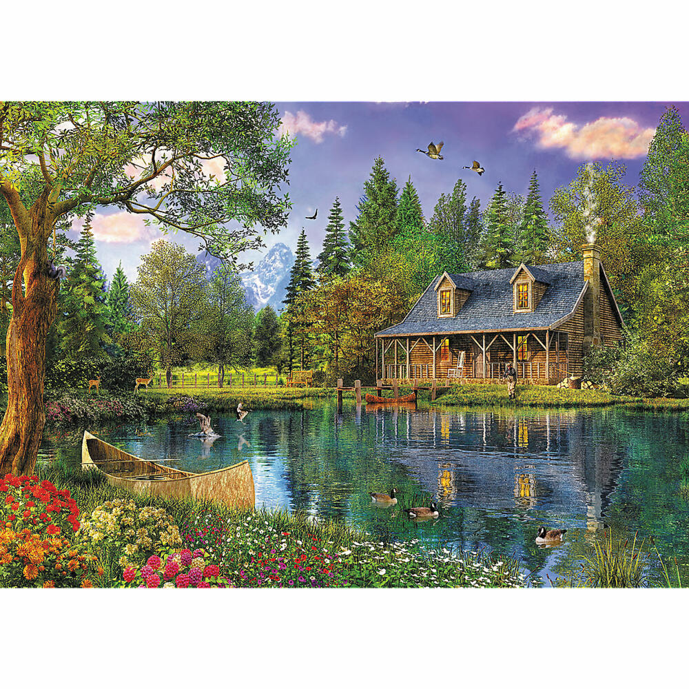 Trefl Puzzle Hut by the Lake, 4000 pieces, 136 x 96 cm, 45005