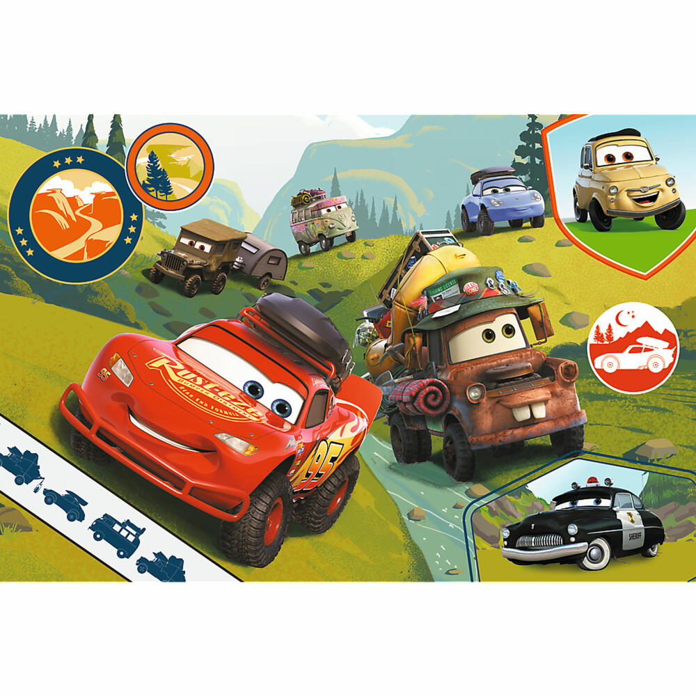 Trefl Maxi Puzzle Cars, children's puzzle, cars, 24 pieces, 60 x 40 cm, 14352
