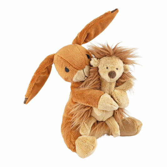 sigikid & friends Wir Zwei Hase, Kuscheltier, Stofftier, Schmusetier, Polyester, 28 cm, 43393