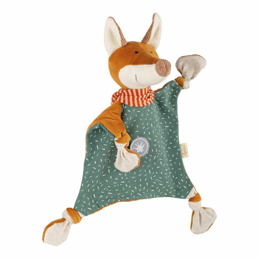 sigikid Forest Fox Schnuffeltuch Fuchs Tiny Tissues, Schmusetuch, Kuscheltuch, Babytuch, Baumwolle, Türkis, 39944