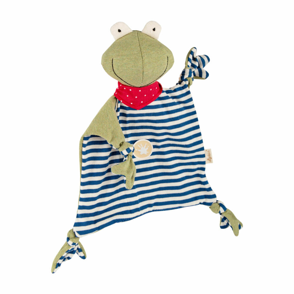 sigikid Schnuffeltuch Frosch Classic, Schmusetuch, Kuscheltuch, Babytuch, Baumwolle, Grün, 39935
