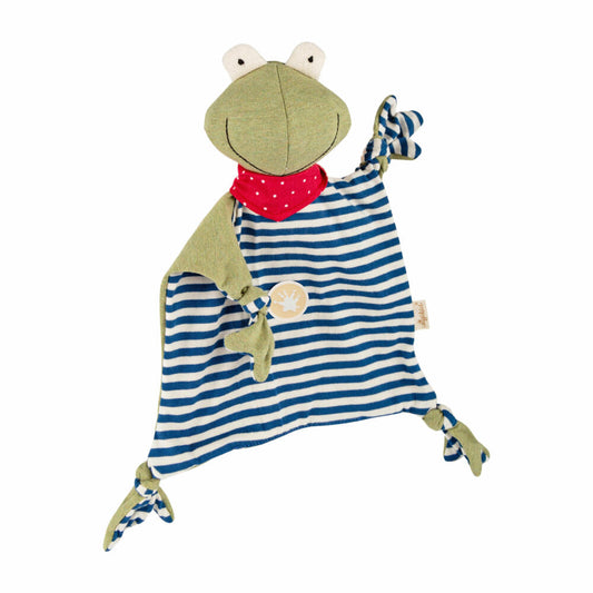 sigikid Schnuffeltuch Frosch Classic, Schmusetuch, Kuscheltuch, Babytuch, Baumwolle, Grün, 39935