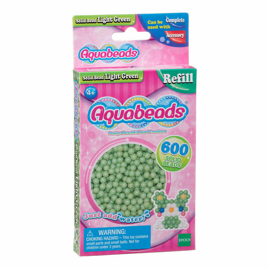 Aquabeads Light Green Beads, Refill Set, 600 Replacement Beads, Crafts, Toys, 32538