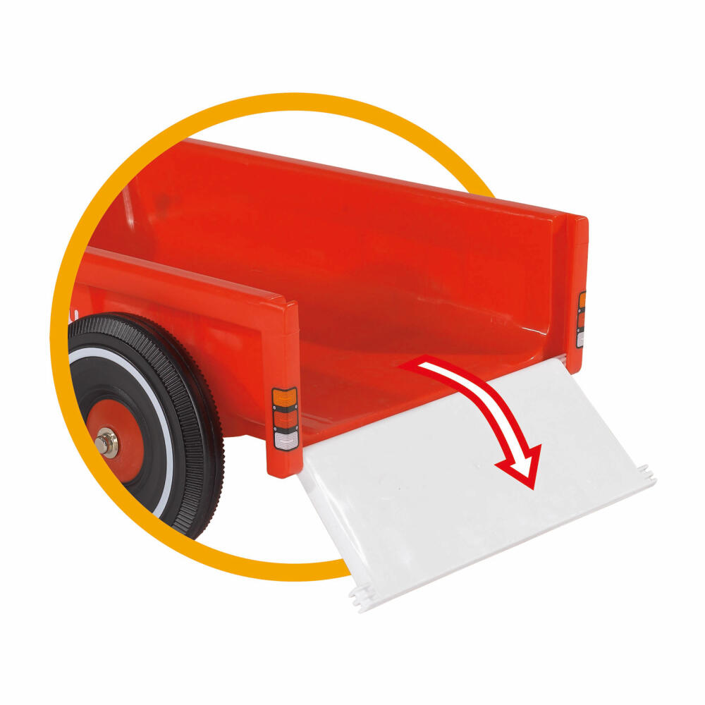 BIG Bobby Caddy Anhänger für Bobby Car, Zubehör, Kinder, Spielzeug, Rot, bis 25 kg, 800056292