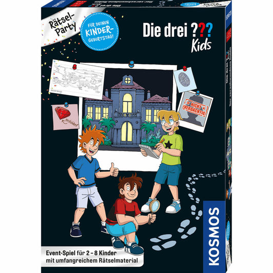 KOSMOS The Three Investigators ??? Kids Puzzle Party Hunt for the Ruby, scavenger hunt, puzzle, birthday, children, from 7 years, 683443