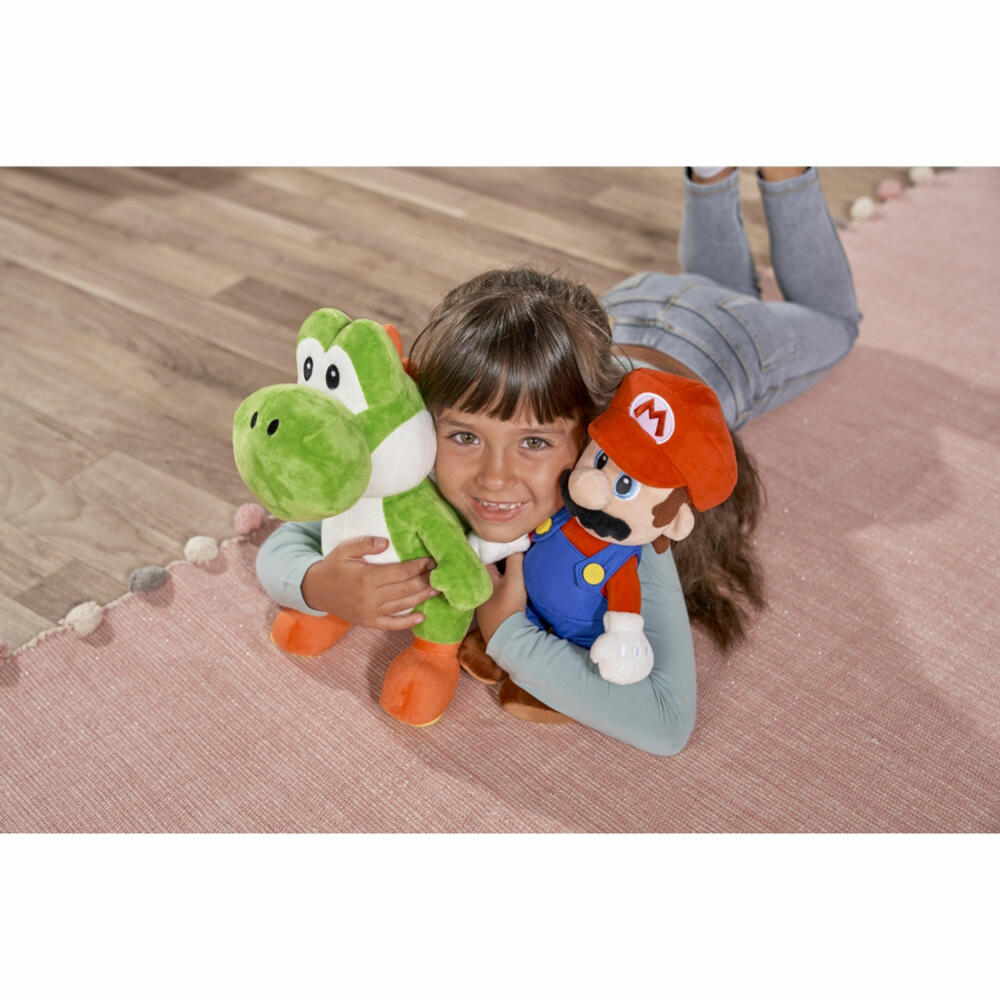 Simba Super Mario Yoshi Plüsch, Plüschfigur, Kuscheltier, Stofftier, Stoffigur, 30 cm, 109231012
