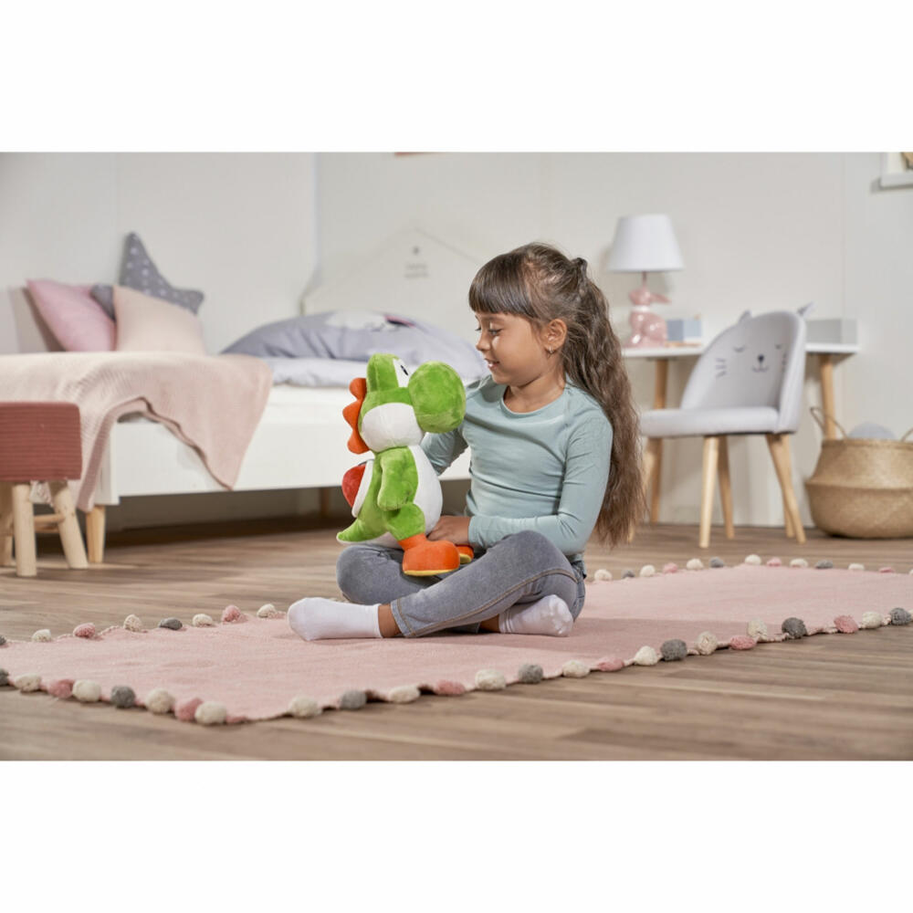 Simba Super Mario Yoshi Plüsch, Plüschfigur, Kuscheltier, Stofftier, Stoffigur, 30 cm, 109231012