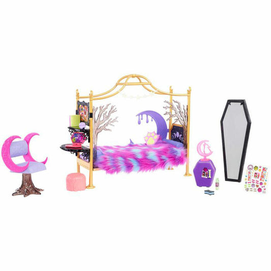 Mattel Monster High Clawdeen Wolf's Bedroom, Playset, Dolls Furniture, Toy, HHK64