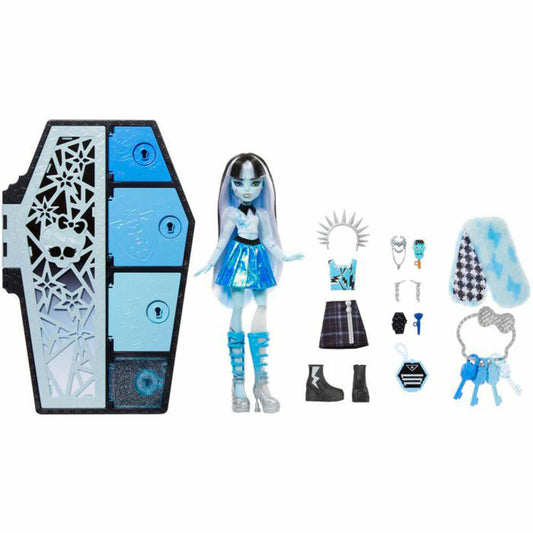 Mattel Monster High Hidden Treasures Frankie, Fashion Doll, Play Doll, Toy, HNF75