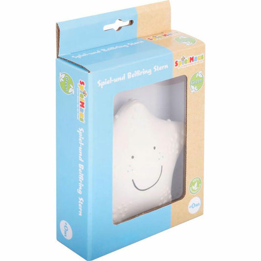 SpielMaus Baby Rubber Play and Teething Ring Star