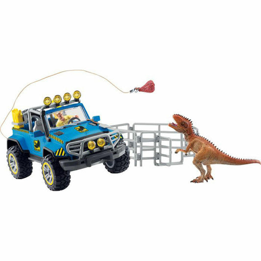 schleich Dinosaurs 41464 Off-road vehicle with dinosaur outpost