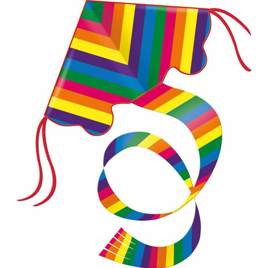 Günther single-line kite Rainbow, children's kite, children's kite, single-line, from 6 years, 97 x 58 cm, 1159